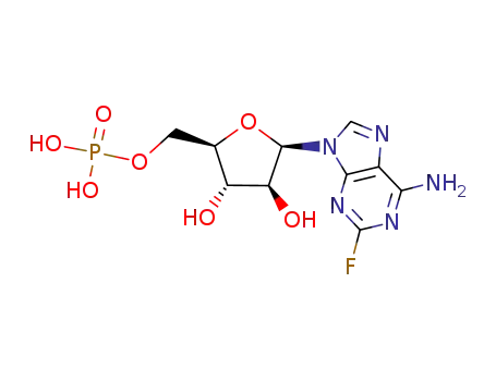 Molecular Structure of 75607-67-9 (Fludarabine phosphate)