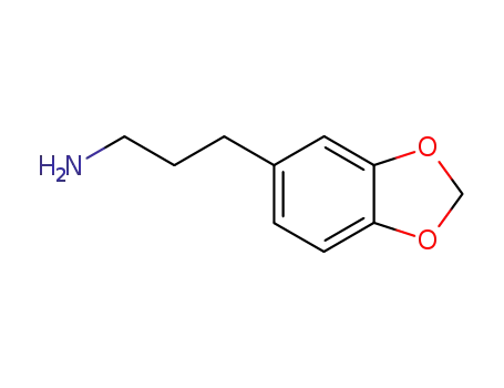 Molecular Structure of 78498-59-6 (3-<-3,4-(methylenedioxy)phenyl>-1-aminopropane)