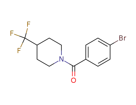 (4-Bromophenyl)(4-(trifluoromethyl)piperidin-1-yl)methanone