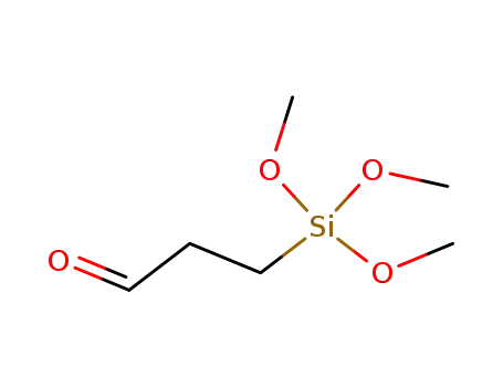 Molecular Structure of 88276-90-8 (Propanal, 3-(trimethoxysilyl)-)