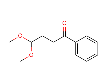 Molecular Structure of 96183-53-8 (1-Butanone, 4,4-dimethoxy-1-phenyl-)