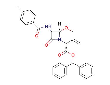 (2R,6R,7R)-3-Methylene-7-[(4-methylbenzoyl)amino]-8-oxo-5-oxa-1-azabicyclo[4.2.0]octane-2-carboxylic acid diphenylmethyl ester