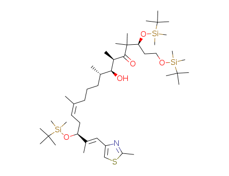 (3S,6R,7S,8S,12Z,15S,16E)-1,3,15-Tris-{[tert-butyl(dimethyl)silyl]oxy}-7-hydroxy-4,4,6,8,12,16-hexamethyl-17-(2-methyl-1,3-thiazol-4-yl)heptadecyl-12,16-dien-5-one