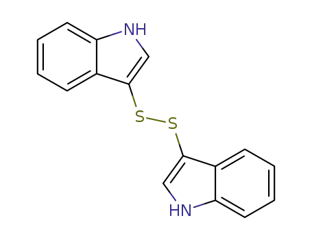 Molecular Structure of 61830-39-5 (3,3'-Diindolyl Disulphide)