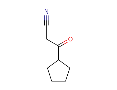 Molecular Structure of 95882-33-0 (3-CYCLOPENTYL-3-OXO-PROPIONITRILE)