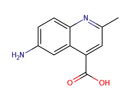 Molecular Structure of 103858-07-7 (Cinchoninic acid, 6-amino-2-methyl- (6CI))