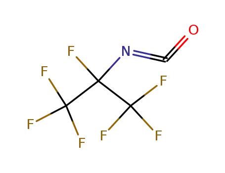 Molecular Structure of 34556-41-7 (Propane, 1,1,1,2,3,3,3-heptafluoro-2-isocyanato-)