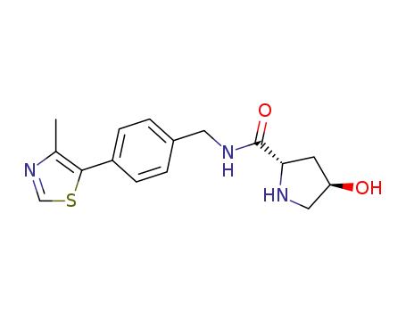 (2S,4R)-4-hydroxy-N-[[4-(4-methyl-1,3-thiazol-5-yl)phenyl]methyl]pyrrolidine-2-carboxamide