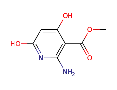 Molecular Structure of 523992-26-9 (3-Pyridinecarboxylic acid, 2-amino-1,6-dihydro-4-hydroxy-6-oxo-,
methyl ester)