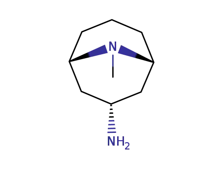 Molecular Structure of 76272-41-8 (Exo-3-Amino-9-methyl-9-azabicyclo[3,3,1]nonane)