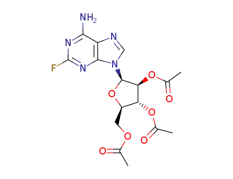 Molecular Structure of 161109-77-9 (2-Fluoro-9-β-D-(2',3',5'-tri-O-
acetyl arabinofuranosyl)-adenine)