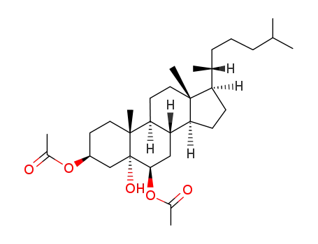 5α-cholestane-3β,5,6β-triol 3,6-diacetate