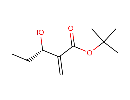 Pentanoic acid, 3-hydroxy-2-methylene-, 1,1-dimethylethyl ester, (S)-