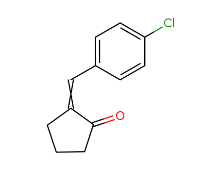Molecular Structure of 31608-26-1 ((E)-2-(4-chlorobenzylidene)cyclopentanone)
