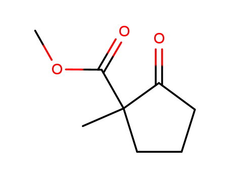 Molecular Structure of 30680-84-3 (methyl 1-methyl-2-oxocyclopentanecarboxylate)