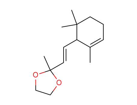 (E)-4-<2',6',6'-trimethylcyclohex-2'-enyl>but-3-en-2-one ethylene ketal