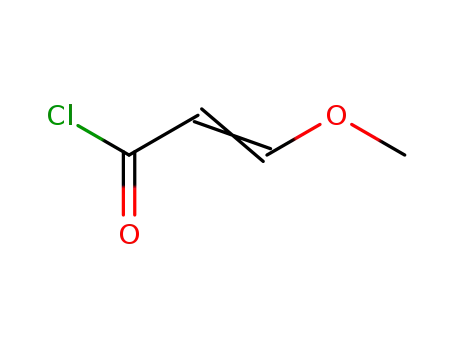 Molecular Structure of 60778-73-6 (2-Propenoyl chloride, 3-methoxy-, (2E)-)