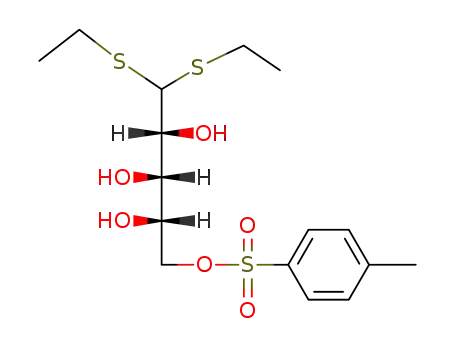 5-tosyl-L-(+)-arabinose-diethylmercaptal