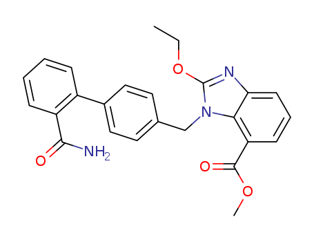 methyl 1-((2'-carbamoyl-[1,1'-biphenyl]-4-yl)methyl)-2-ethoxy-1H-benzo[d]imidazole-7-carboxylate
