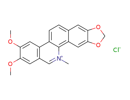 Molecular Structure of 13063-04-2 (Nitidine chloride)