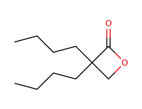 Molecular Structure of 16230-65-2 (2-Oxetanone, 3,3-dibutyl-)