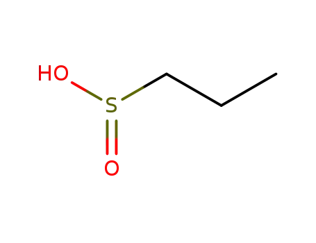 Molecular Structure of 55109-28-9 (1-Propanesulfinic acid)