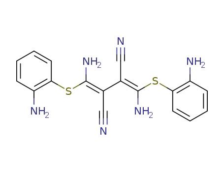 2,3-Bis[amino[(2-aminophenyl)thio]methylene]butanedinitrile(109511-58-2)