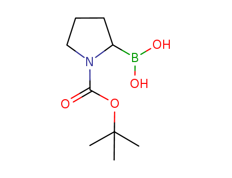 1-(tert-butoxycarbonyl)pyrrolidin-2-yl-2-boronic acid CAS 149682-75-7
