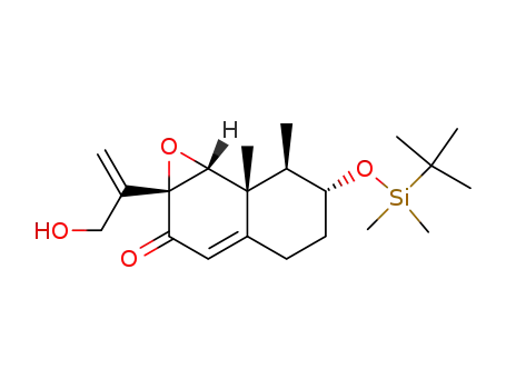 (3S,4R,4aR,5R,6R)-3-(1'-hydroxymethylethenyl)-6-t-butyldimethylsilyloxy-3,4-epoxy-4a,5-dimethyl-4,4a,5,6,7,8-hexahydro-2(3H)-naphthalenone