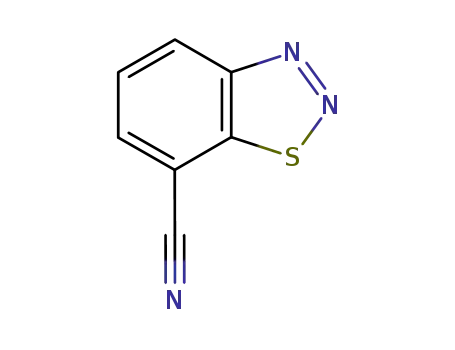 Molecular Structure of 23615-90-9 (Benzo[1,2,3]thiadiazole-7-nitrile)
