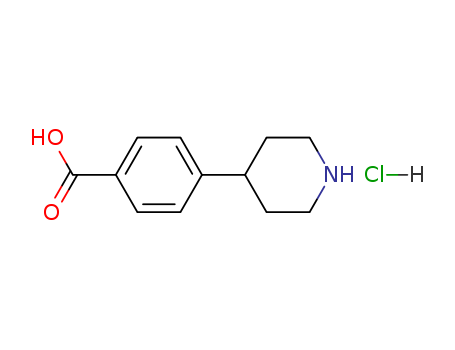 4-(Piperidin-4-yl)benzoic acid hydrochloride (1:1)