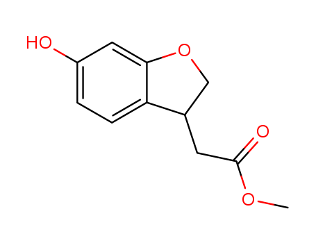 3-Benzofuranaceticacid,2,3-dihydro-6-hydroxy-,Methylester