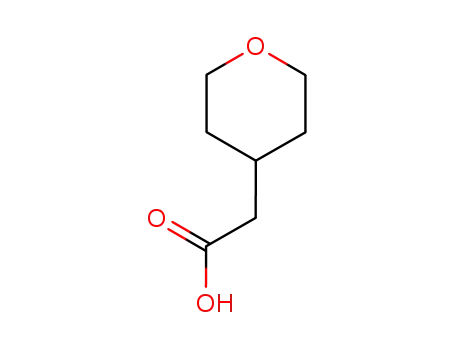 Molecular Structure of 85064-61-5 (Tetrahydropyranyl-4-acetic acid)
