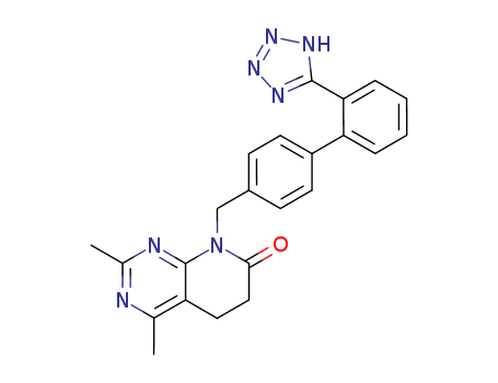 Pyrido[2,3-d]pyrimidin-7(6H)-one,5,8-dihydro-2,4-dimethyl-8-[[2'-(2H-tetrazol-5-yl)[1,1'-biphenyl]-4-yl]methyl]-