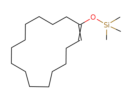 Molecular Structure of 104281-50-7 (Silane, (1-cyclopentadecen-1-yloxy)trimethyl-)