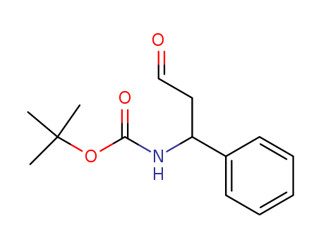 tert-butyl 3-oxo-1-phenylpropylcarbamate
