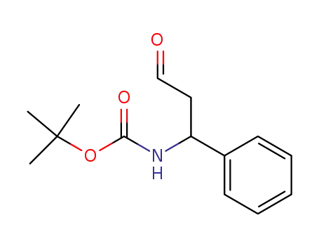 Molecular Structure of 374725-03-8 (tert-butyl 3-oxo-1-phenylpropylcarbamate)