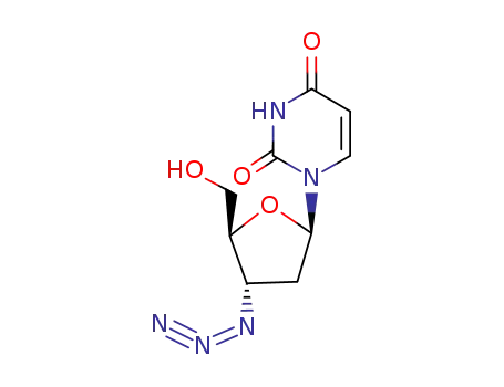 Molecular Structure of 84472-85-5 (3'-AZIDO-2',3'-DIDEOXYURIDINE)