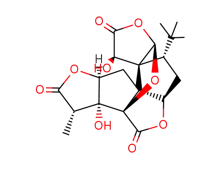Molecular Structure of 15291-75-5 (Ginkgolide A)