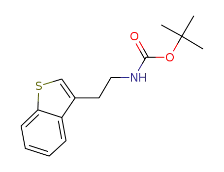 Carbamic acid, N-(2-benzo[b]thien-3-ylethyl)-, 1,1-dimethylethyl ester