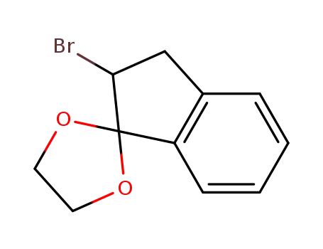 Spiro[1,3-dioxolane-2,1'-[1H]indene], 2'-bromo-2',3'-dihydro-