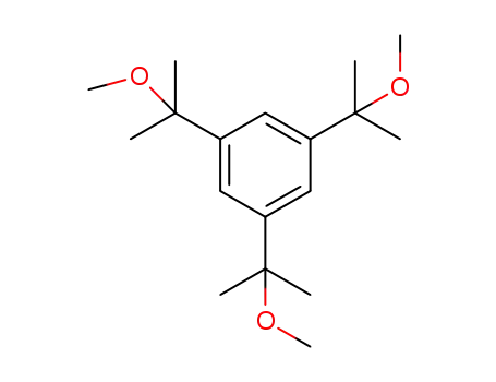 Molecular Structure of 109888-72-4 (1,3,5-TRIS(2-METHOXY-2-PROPYL)BENZENE)