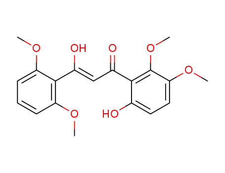 1-(2,6-Dimethoxyphenyl)-3-(2-hydroxy-5,6-dimethoxyphenyl)-2refH-propen-<sup>(1)</sup>-on-<sup>(3)</sup>-ol-(1trans)