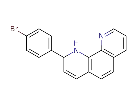 Molecular Structure of 784209-18-3 (2-(4-Bromo-phenyl)-1,2-dihydro-[1,10]phenanthroline)