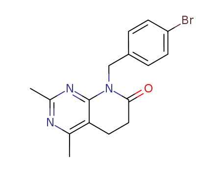 8-(4-BroMobenzyl)-2,4-diMethyl-5,6-dihydropyrido[2,3-d]pyriMidin-7(8H)-one
