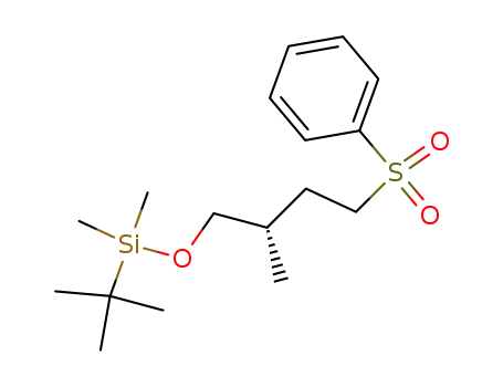 (3S)-4-{[Tert-butyl(dimethyl)silyl]oxy}-3-methylbutyl phenyl sulfone
