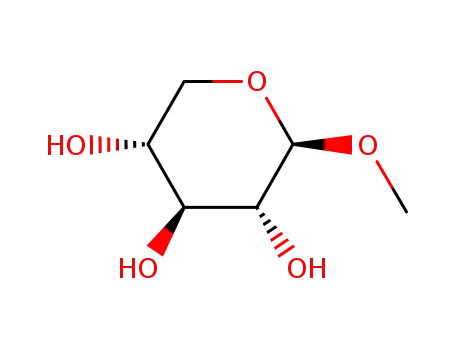 Molecular Structure of 612-05-5 (METHYL-BETA-D-XYLOPYRANOSIDE)