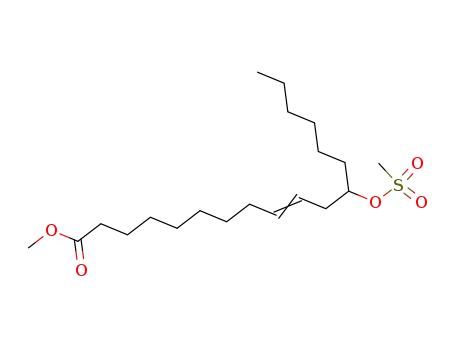 (E)-12-Methanesulfonyloxy-octadec-9-enoic acid methyl ester