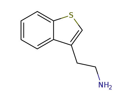 Molecular Structure of 14585-66-1 (Benzo[b]thiophene-3-ethylaMine)