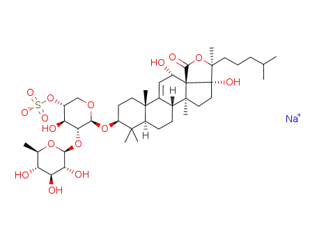 Molecular Structure of 75410-52-5 (Echinoside B)